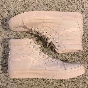 Vans Sk8-Hi Mono Canvas Peach Blush Light Pink